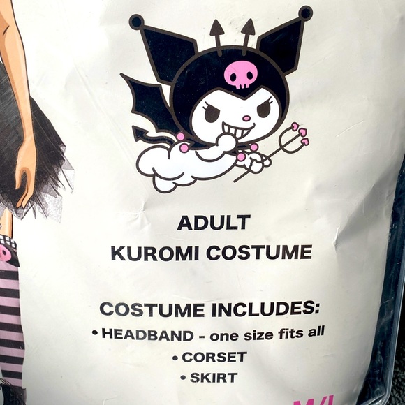 Hello Kitty & Friends Adult Kuromi Costume - Size Medium/Large - NWT - Picture 3 of 4